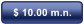 $ 10.00 m.n.